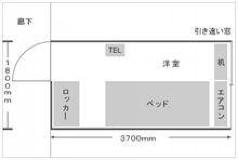 1Ｒの物件です。