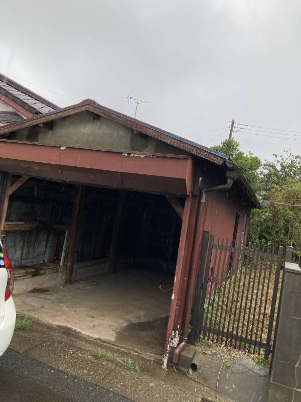 車庫があります。