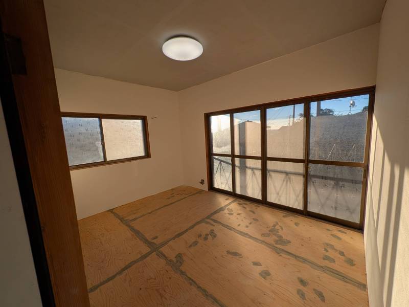 2階和室&rarr;洋室へ変更中