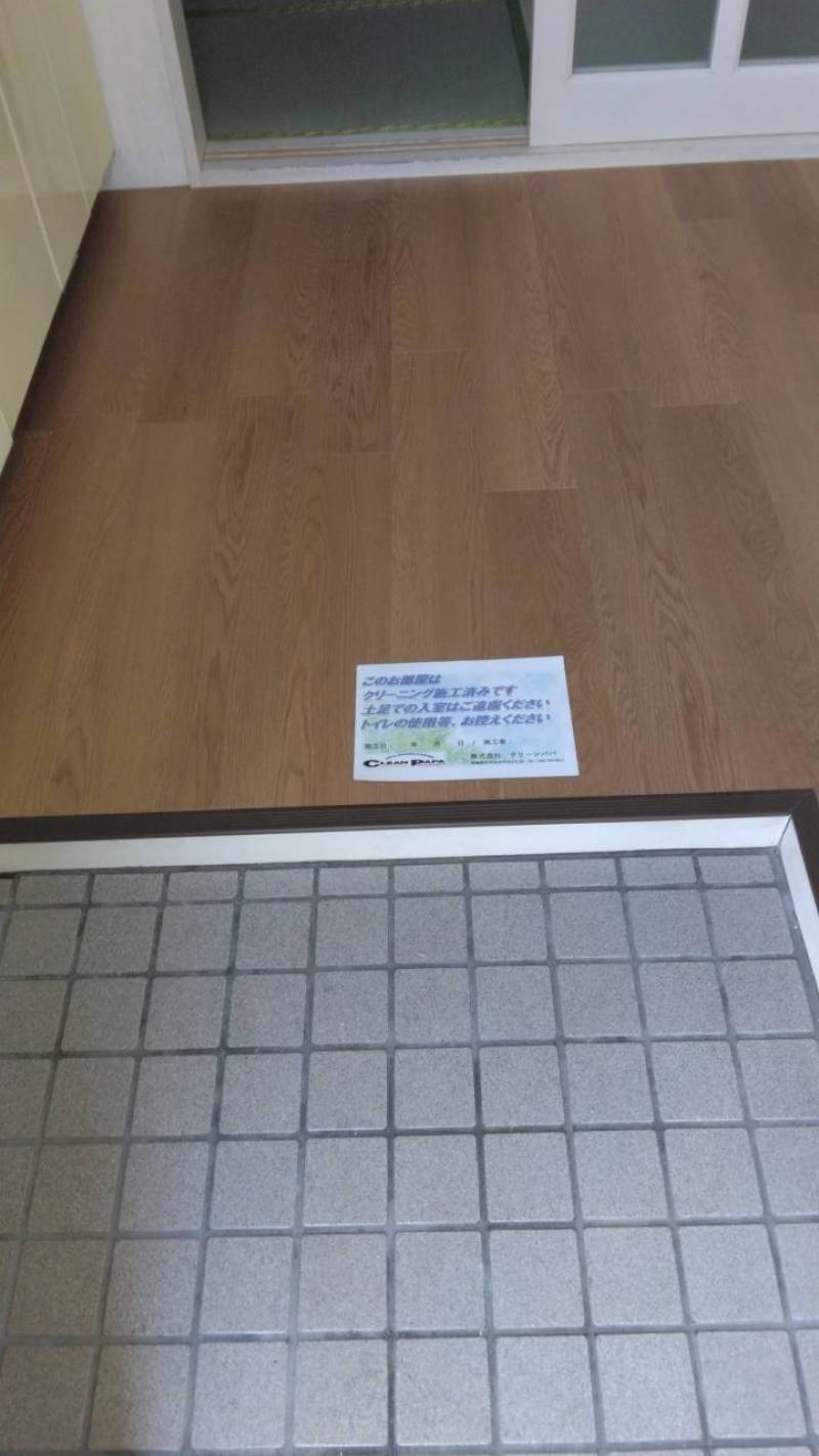 DKの木製フローリングは全面張替えを行いました！