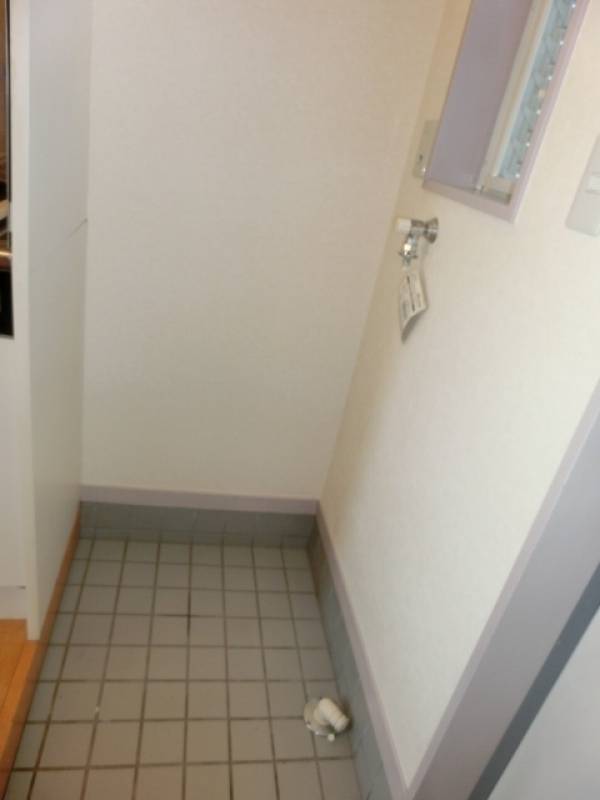 室内洗濯機置き場です。