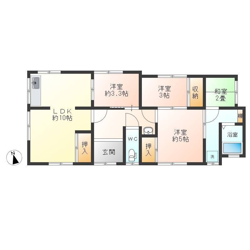 階段なしの戸建は快適です。ぜひ住んでみてほしい。