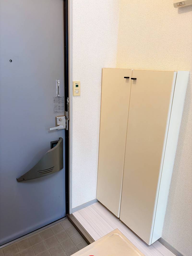 沢山入る便利なシューズボックス。身支度も外出もスムーズです。