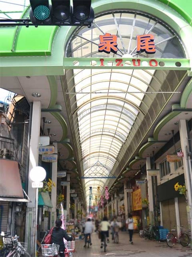 泉尾商店街が目の前！