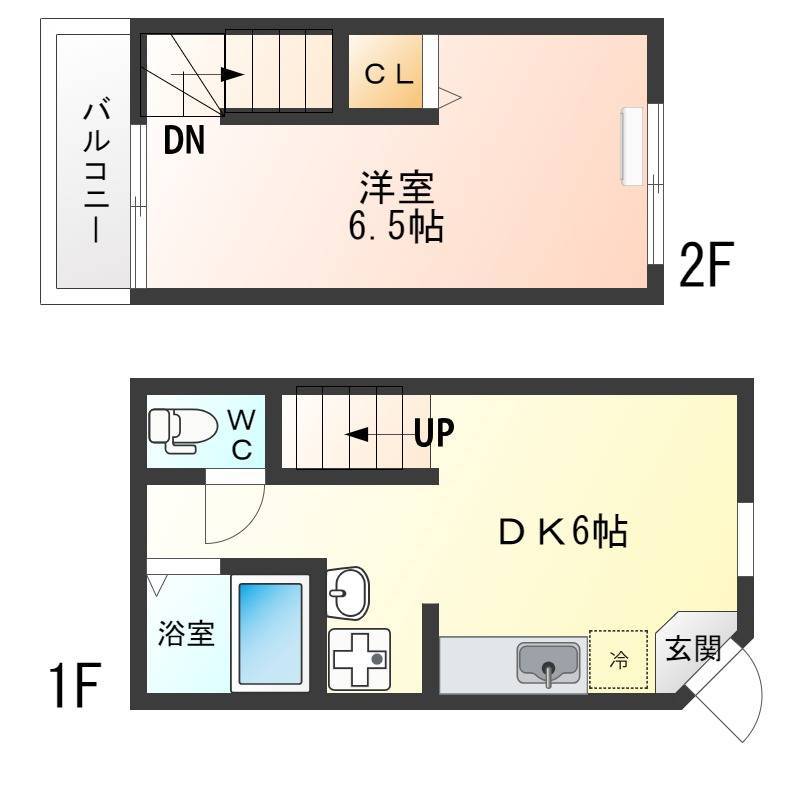 シンプルで使い勝手の良い間取り