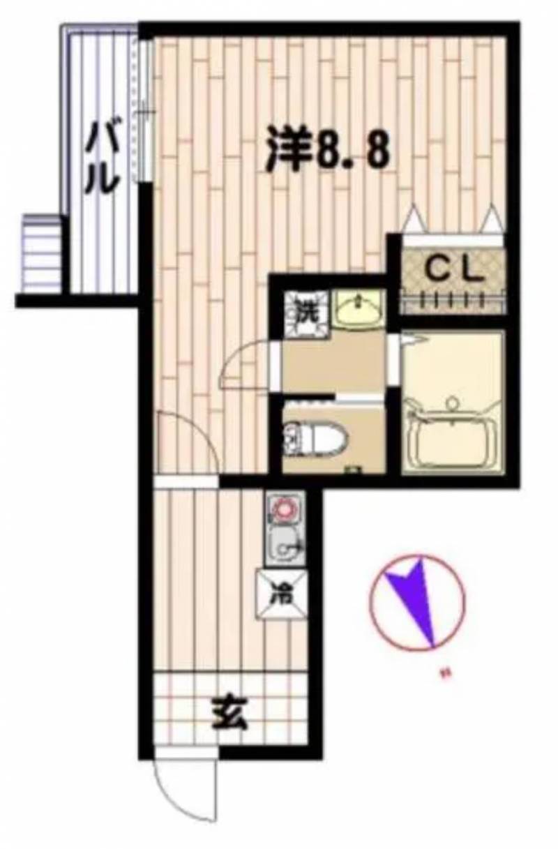 東向きの陽当たりの良いお部屋でゆとりのある間取りです♪