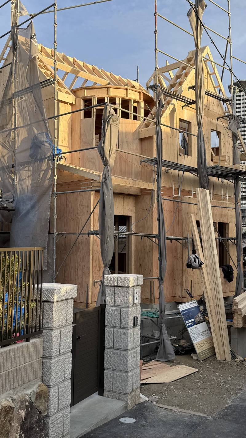 【骨格が出来上がってきました】