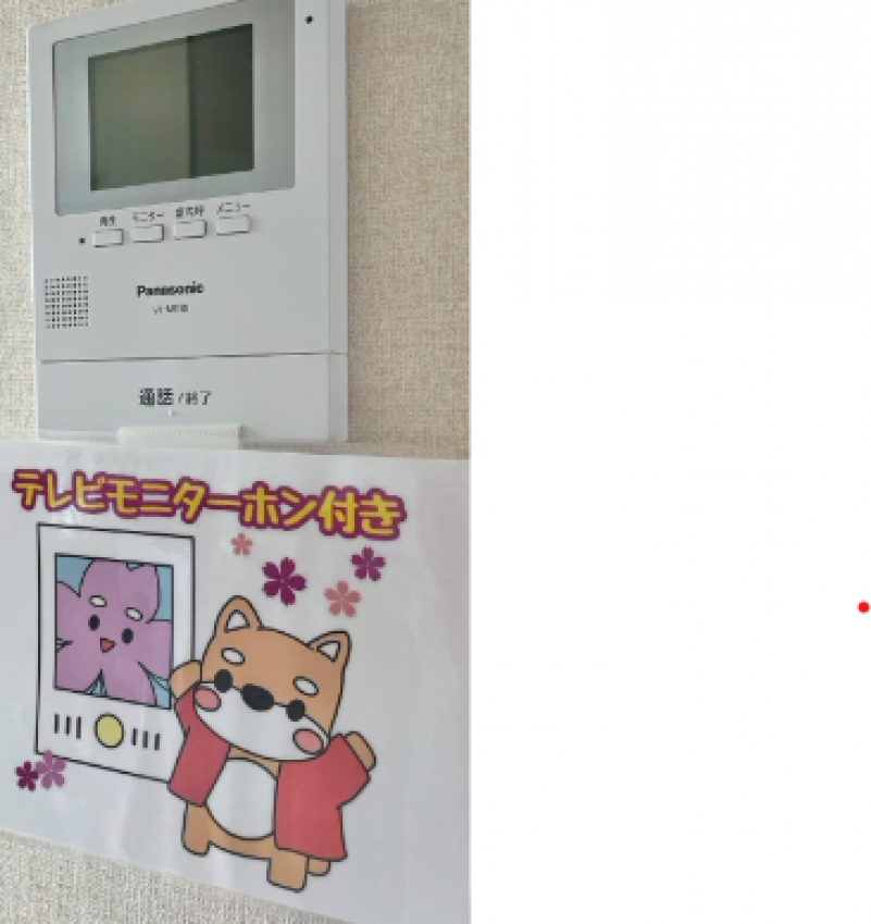 共用部は監視カメラ、各戸TVインターホン付！