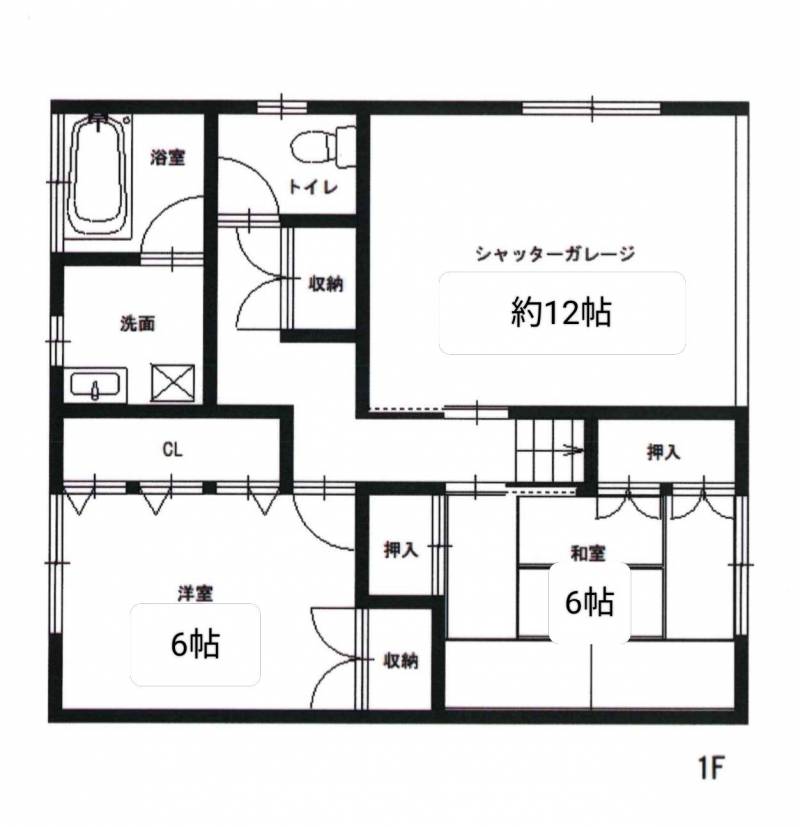 広々インナーガレージから室内にもアクセス可能です。