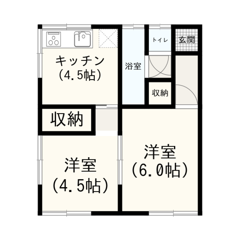 使いやすい間取りです