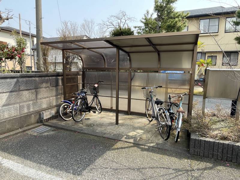 駐輪場があります。