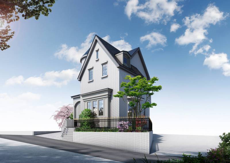 【大きな前庭には沢山の木々が季節を彩ってくれます】