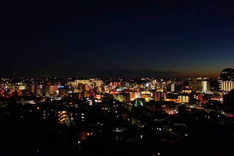 この夜景を見ながら癒しのひとときを&hellip;