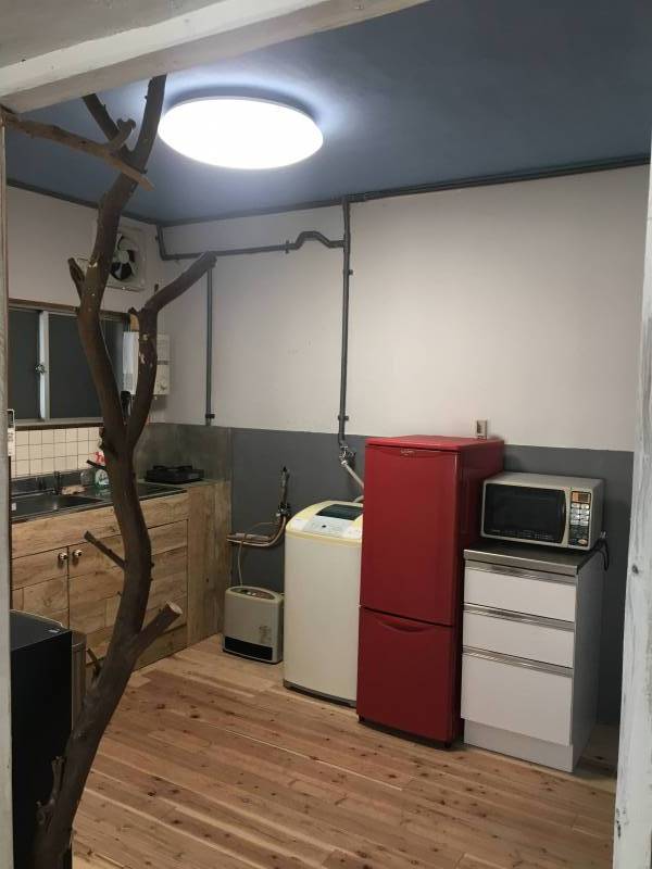 バーンウッドで作った、流し台。