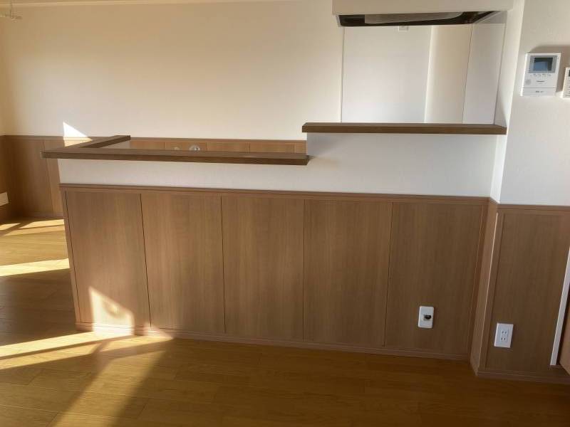 LDKキッチン対面＆ガスコンセント