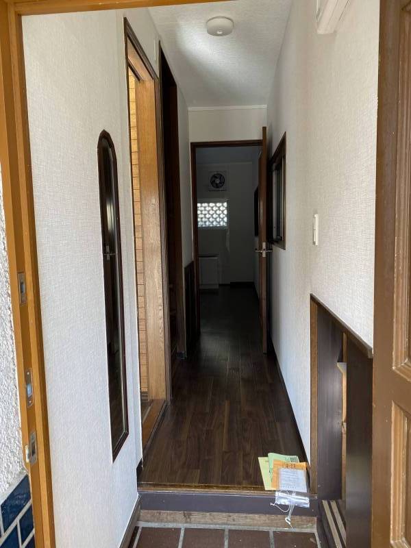 玄関からの風景です