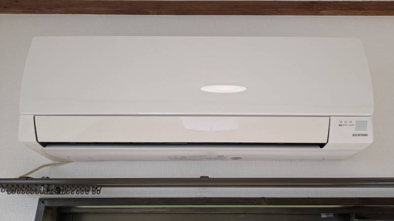 エアコン２台付。１台は２０２６年新設。