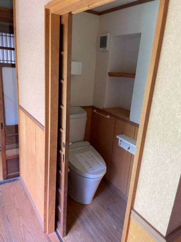 一番近いトイレです。