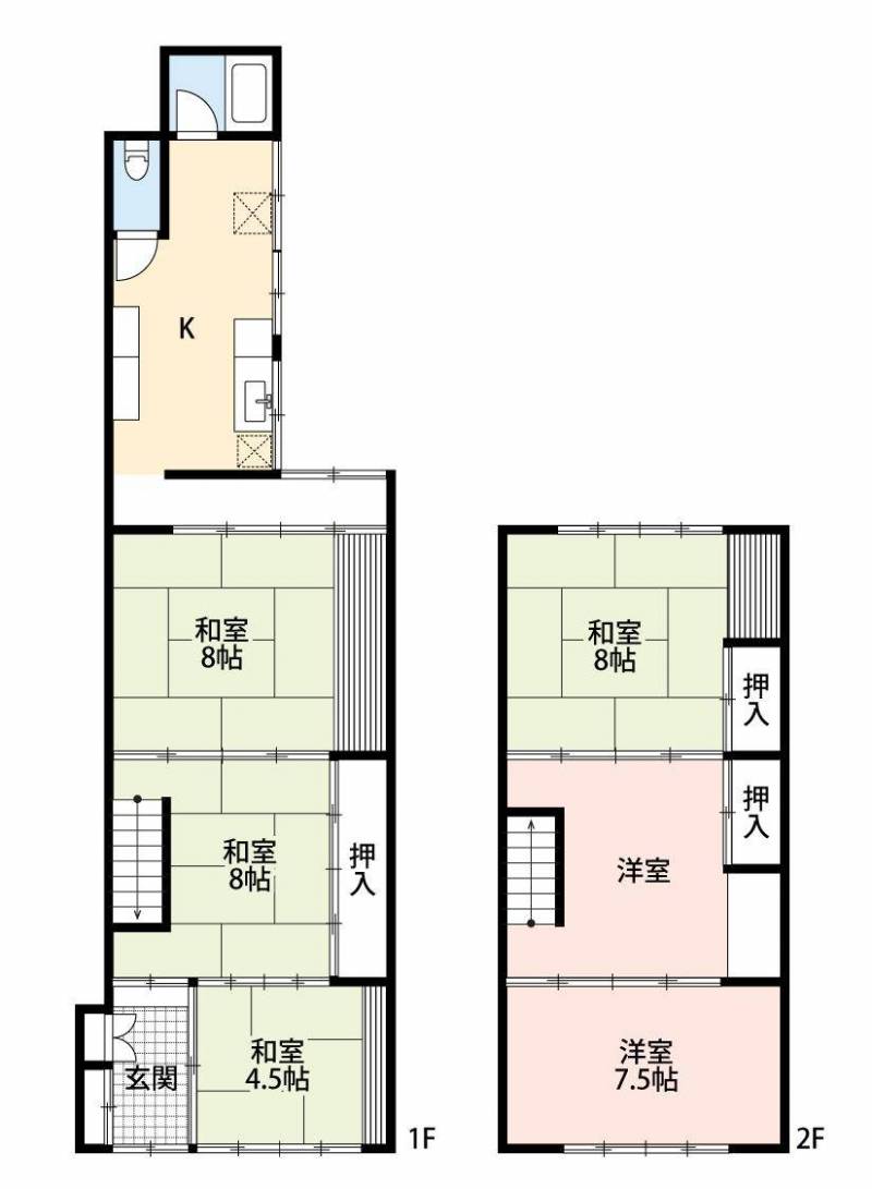 6Kの広々間取り！

