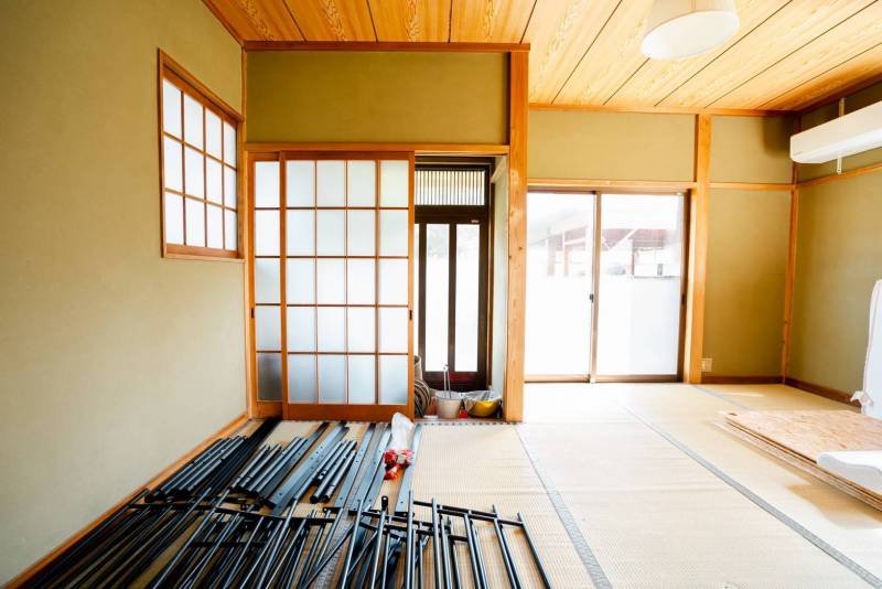 1階、約8畳の和室Bです。