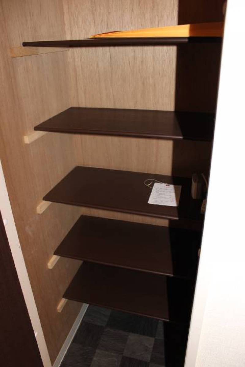 シューズ置場も多く収納できてうれしいですね。