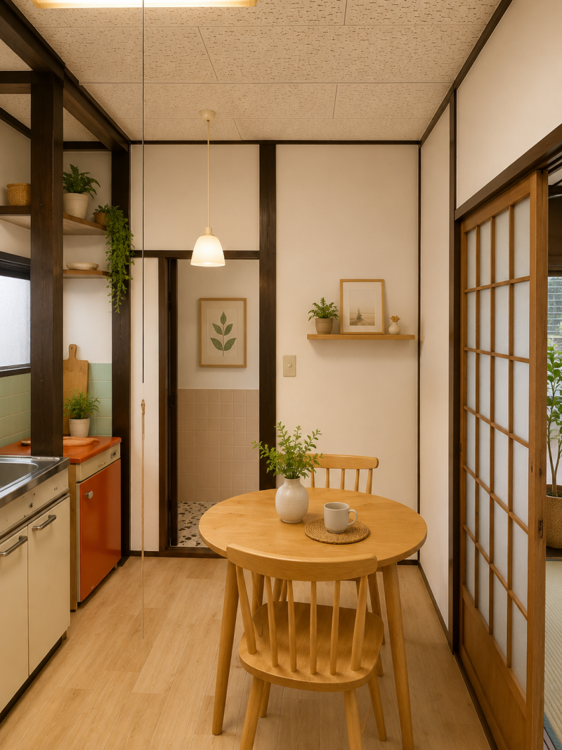 ダイニングキッチン（デジタルステージング）