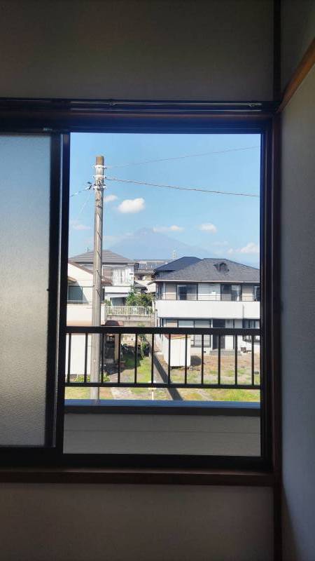 お部屋から富士山見えます