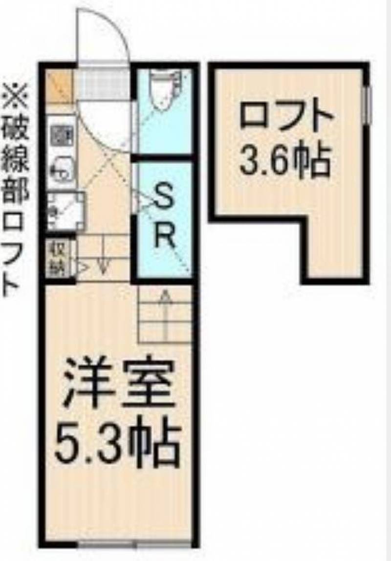 ロフト付きで使い勝手がよい間取りです！