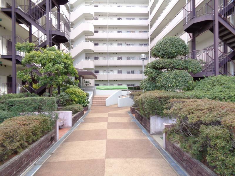 中庭があります☆