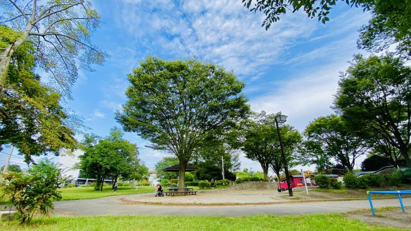 目の前には大きな祖師谷公園まで徒歩1分