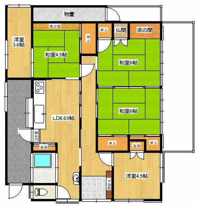 人にもペットにも優しい人気の平屋建て