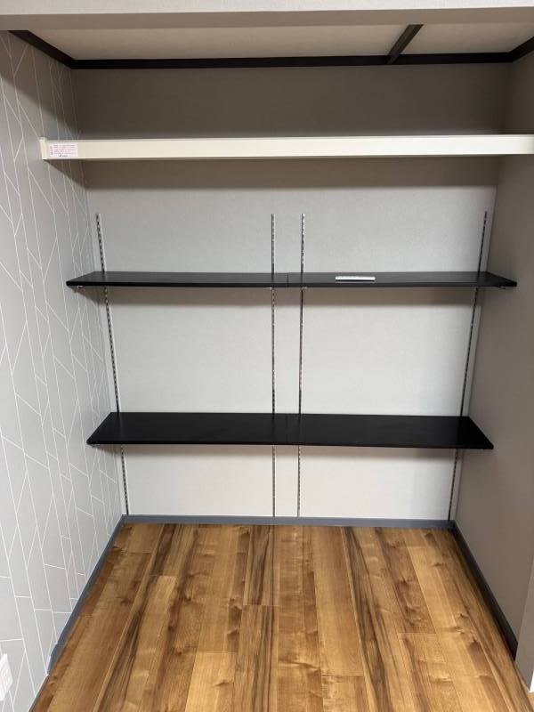 可動棚の収納スペースは広めに用意いたしました