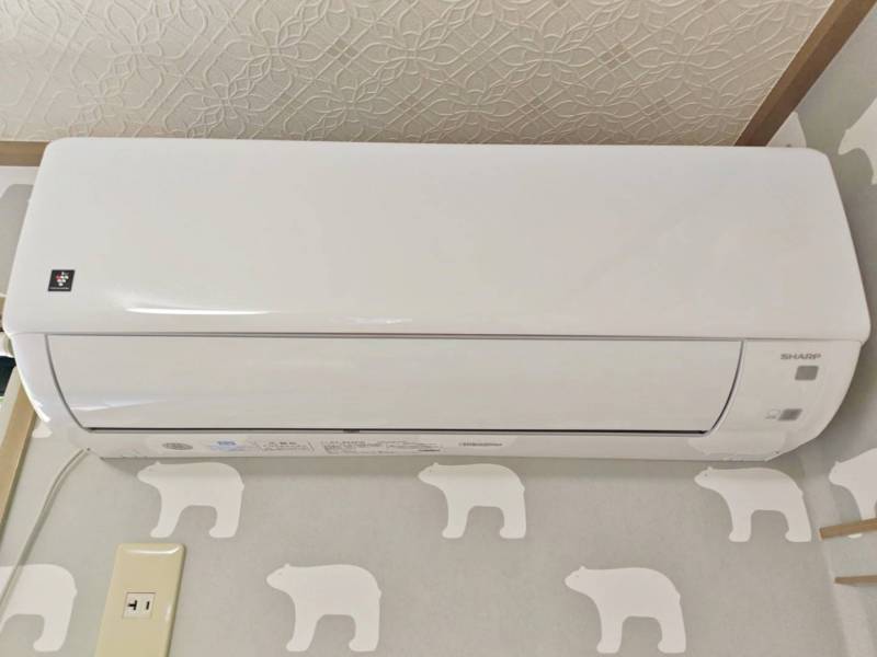 エアコン新品交換予定