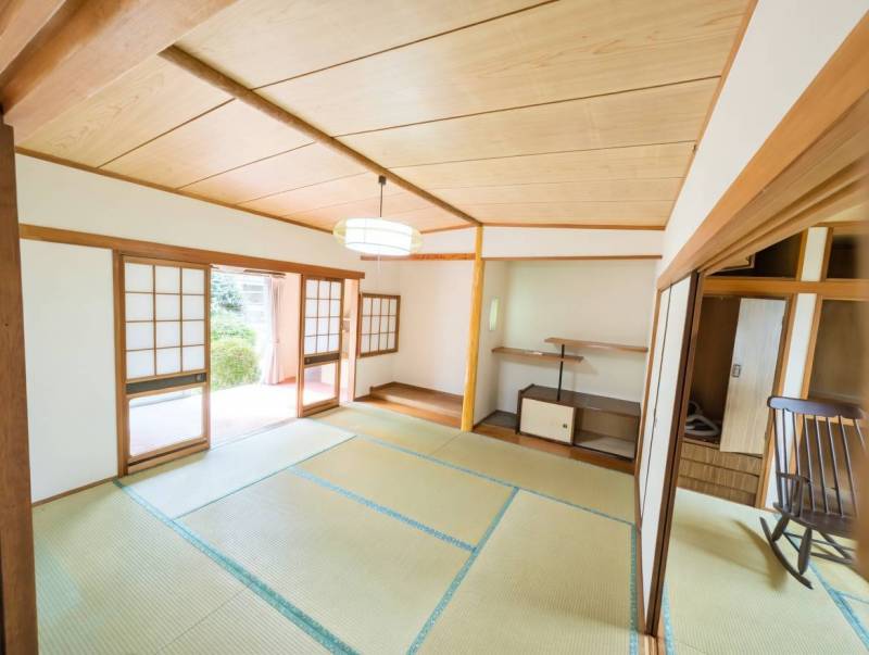 開放感あるリビング。子どもたちも思いっきり遊べます。