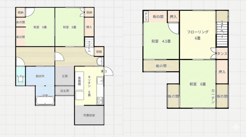 広々5Kの間取り