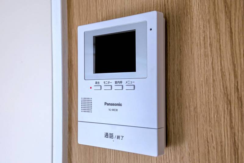 録画機能付きモニターホンです