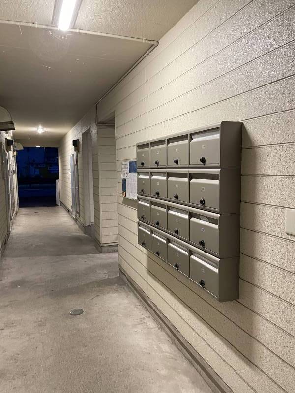 ダイヤル錠付の郵便ポストを新設　大事な書類も安心♪