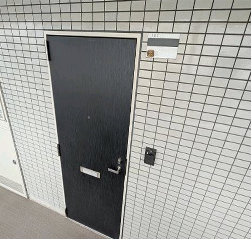 部屋の扉の画像です。