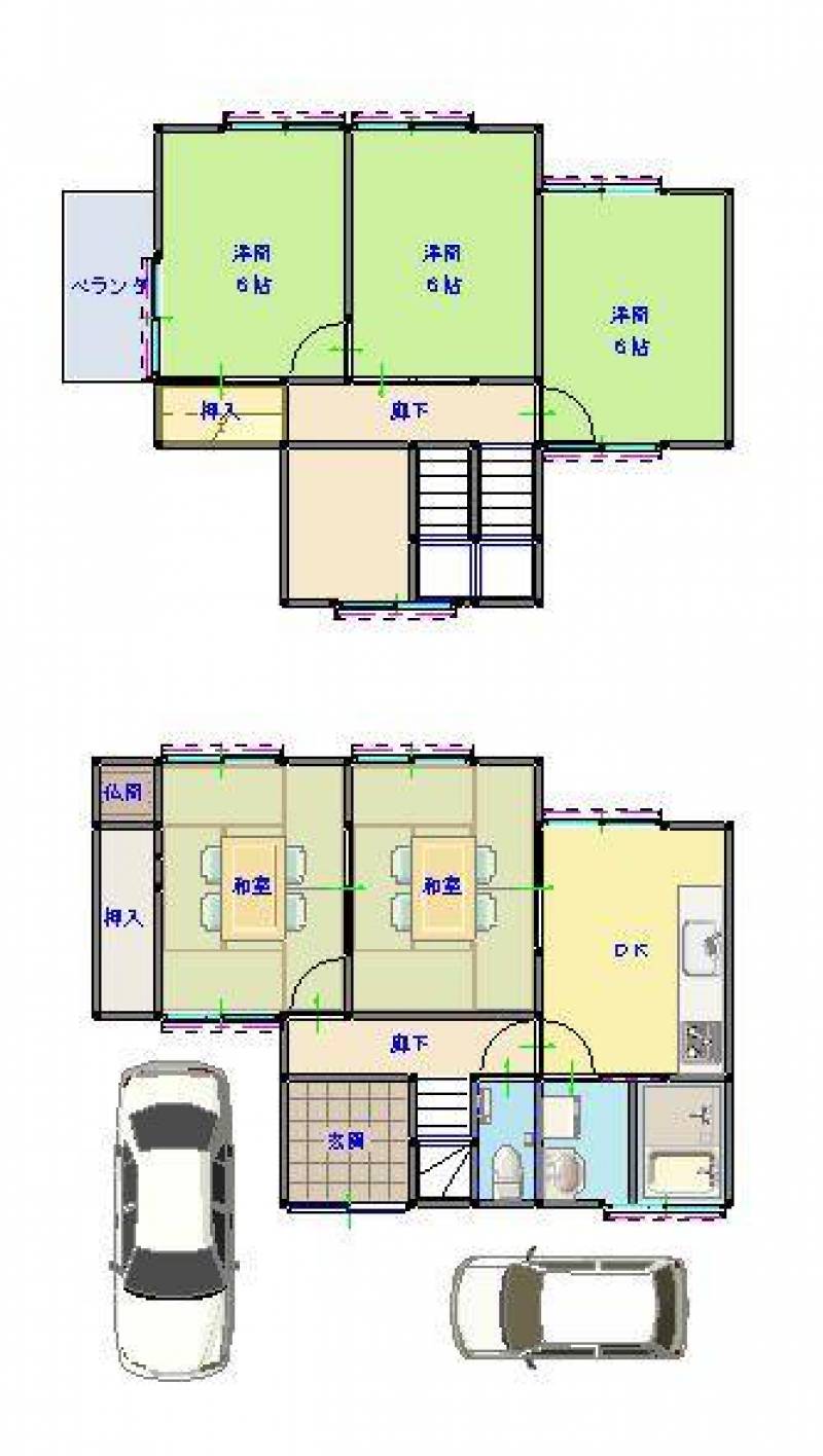 ５つお部屋があり、子どもさんの多いご家庭に最適です。