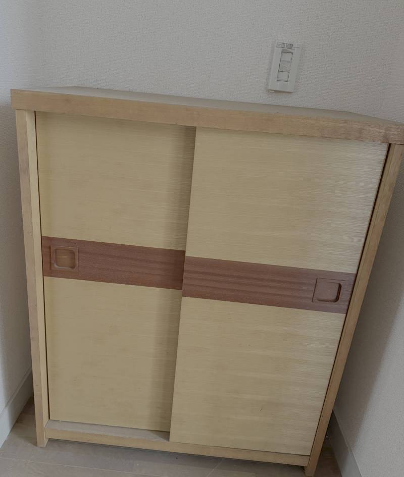 下駄箱。写真は303のものです