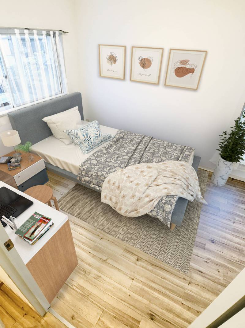全ての部屋の壁と床を張り替えてあるのでとっても綺麗です♪