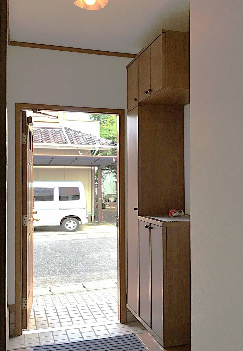 大型シューズボックス付「玄関」