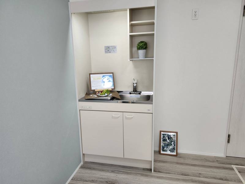 IHの収納万全のキッチン