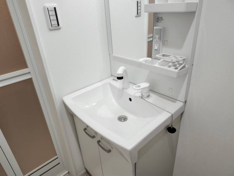 シャンプードレッサー付きの洗面台