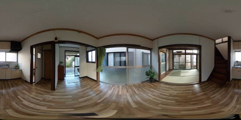 【360&deg;写真】1F リビング