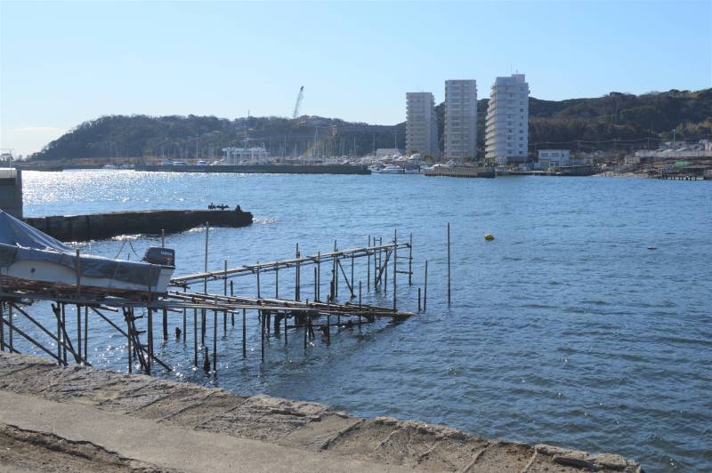 目の前が海