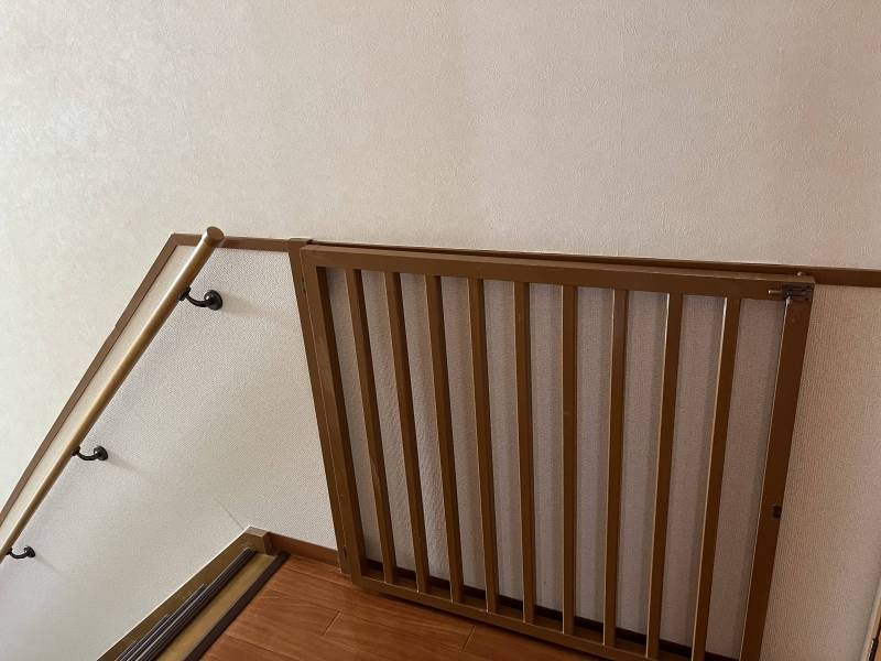階段にはペットガードも付いています