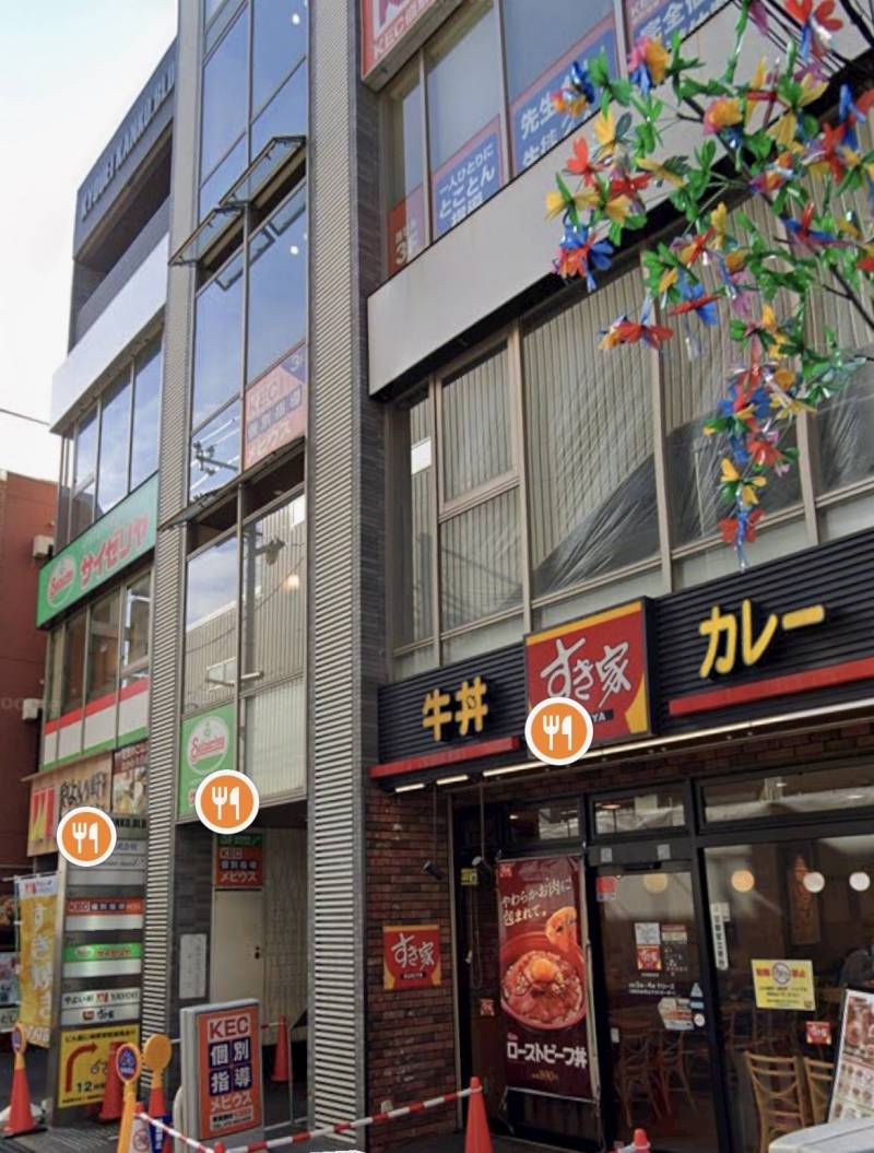 さらに、すき家やサイゼリヤ、松屋も軒を連ねます♪