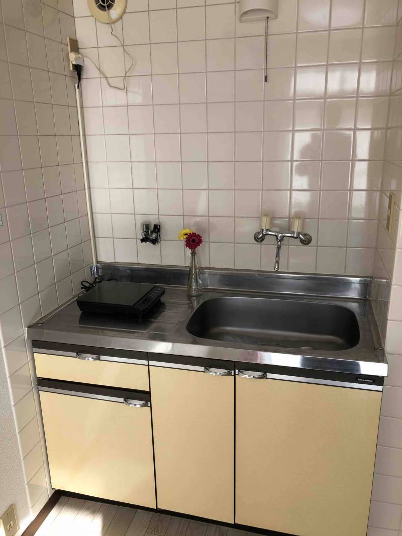 キッチンも広めです。料理する方には使いやすいです。