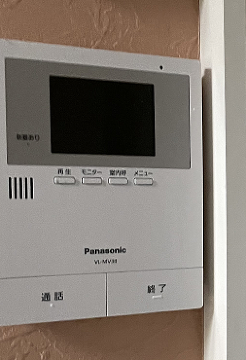 ♪来訪者の記録が残るモニタ付インターホン♪